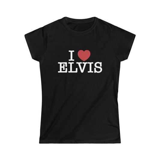 I Heart Elvis Ladies T-Shirt