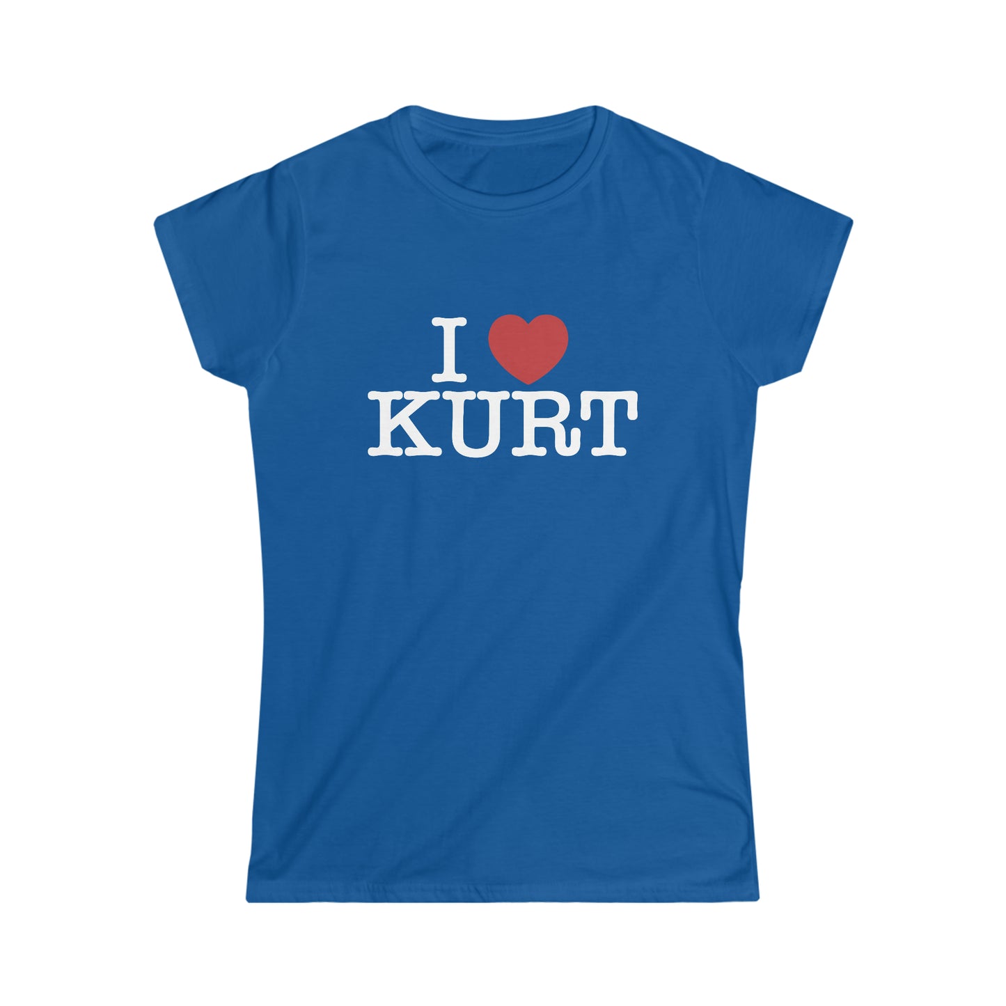 I Heart Kurt Ladies T-Shirt