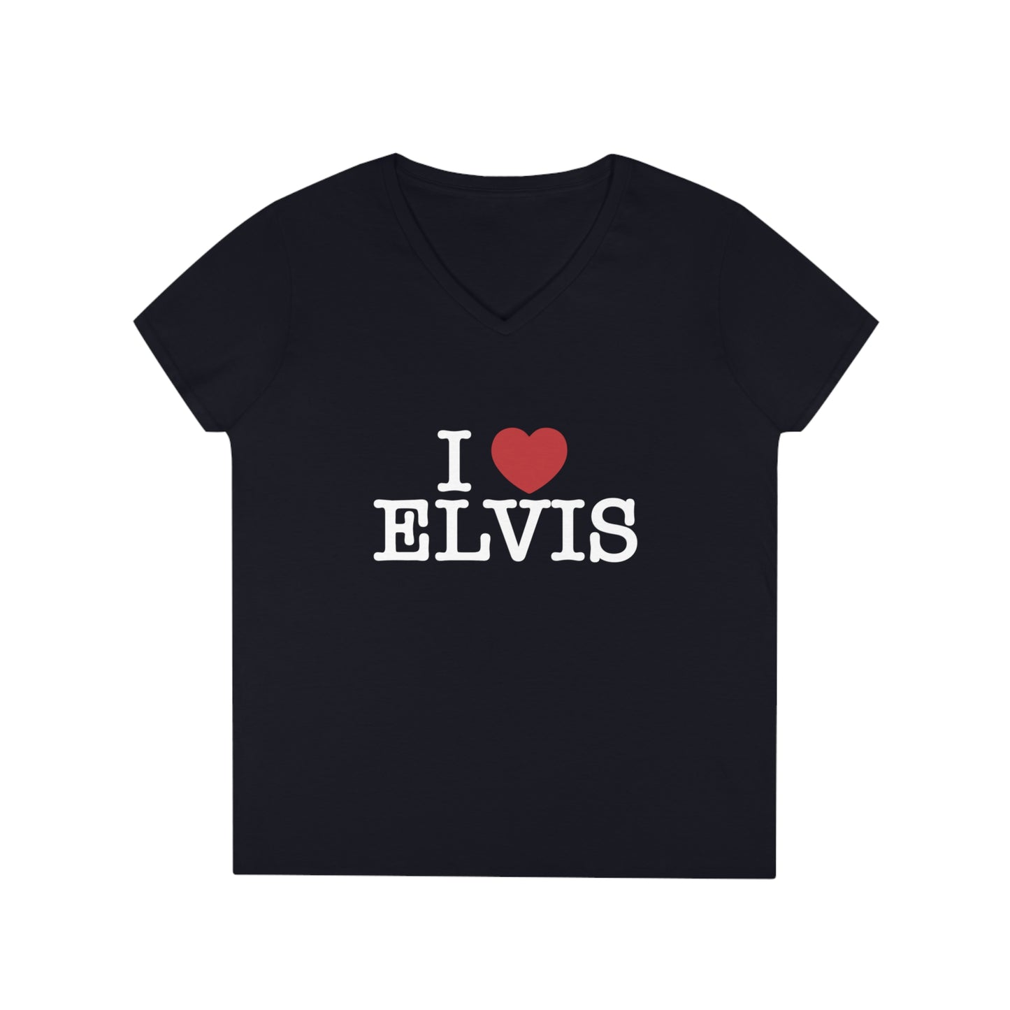 I Heart Elvis Ladies' V-Neck T-Shirt