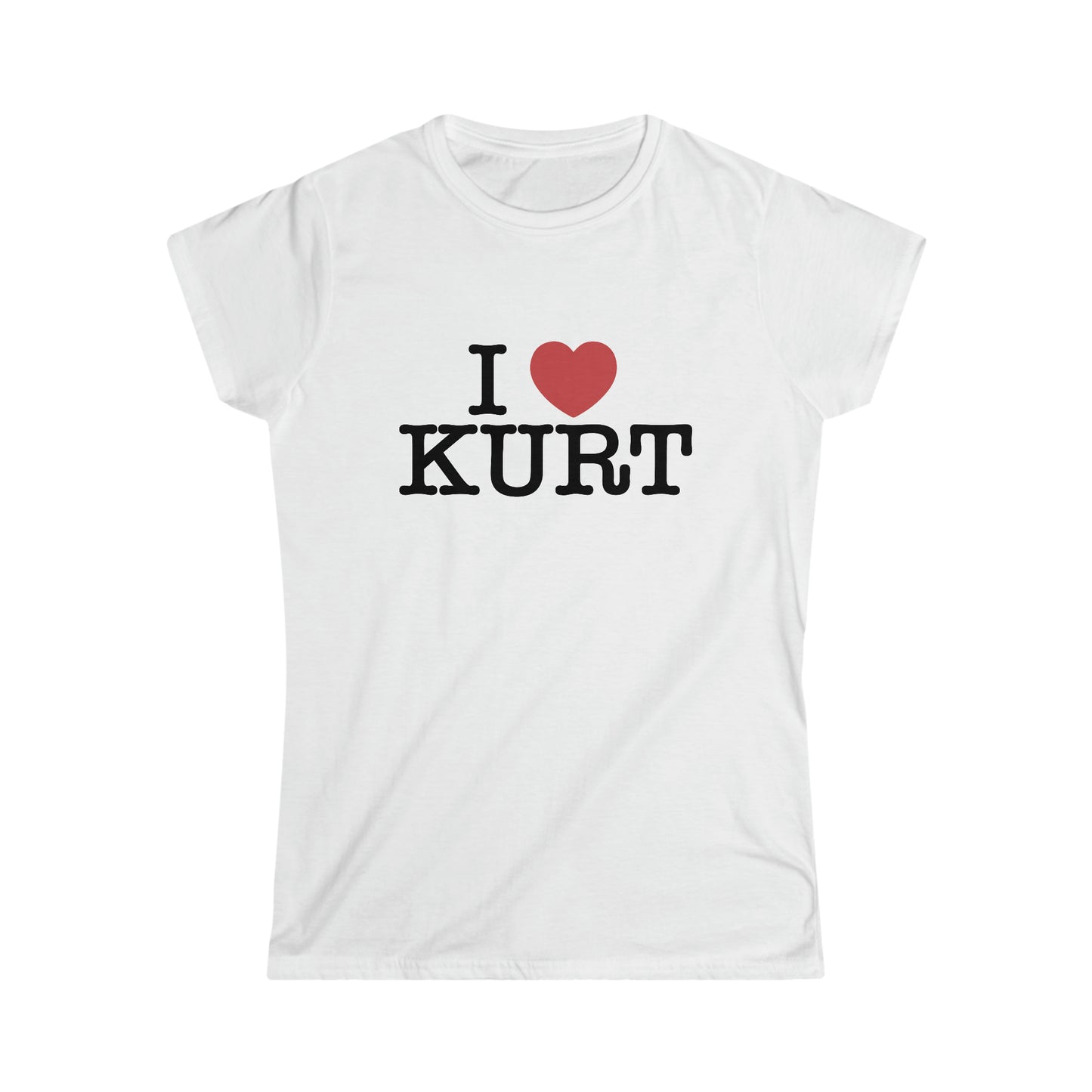 I Heart Kurt Ladies T-Shirt